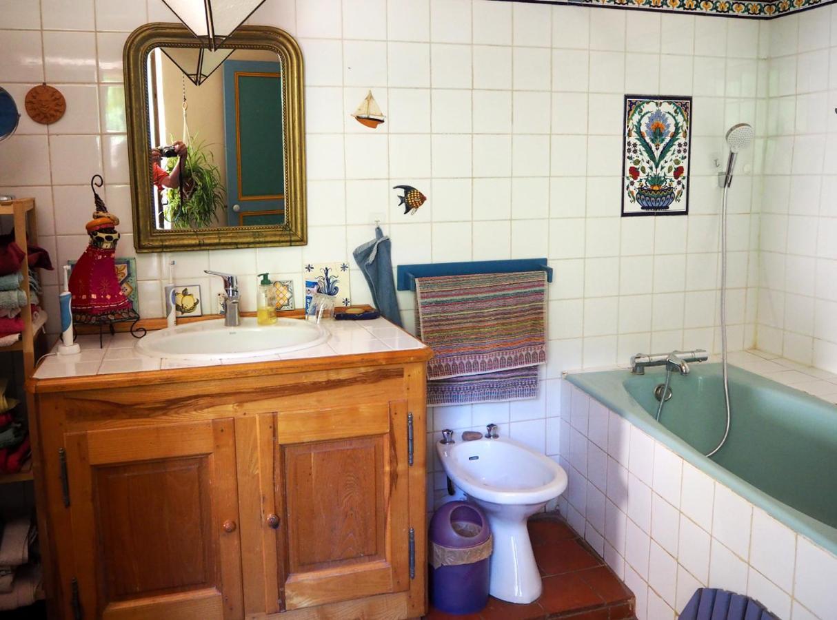 Chambre D'Hotes Le Rougeyras Roquebrun Bagian luar foto