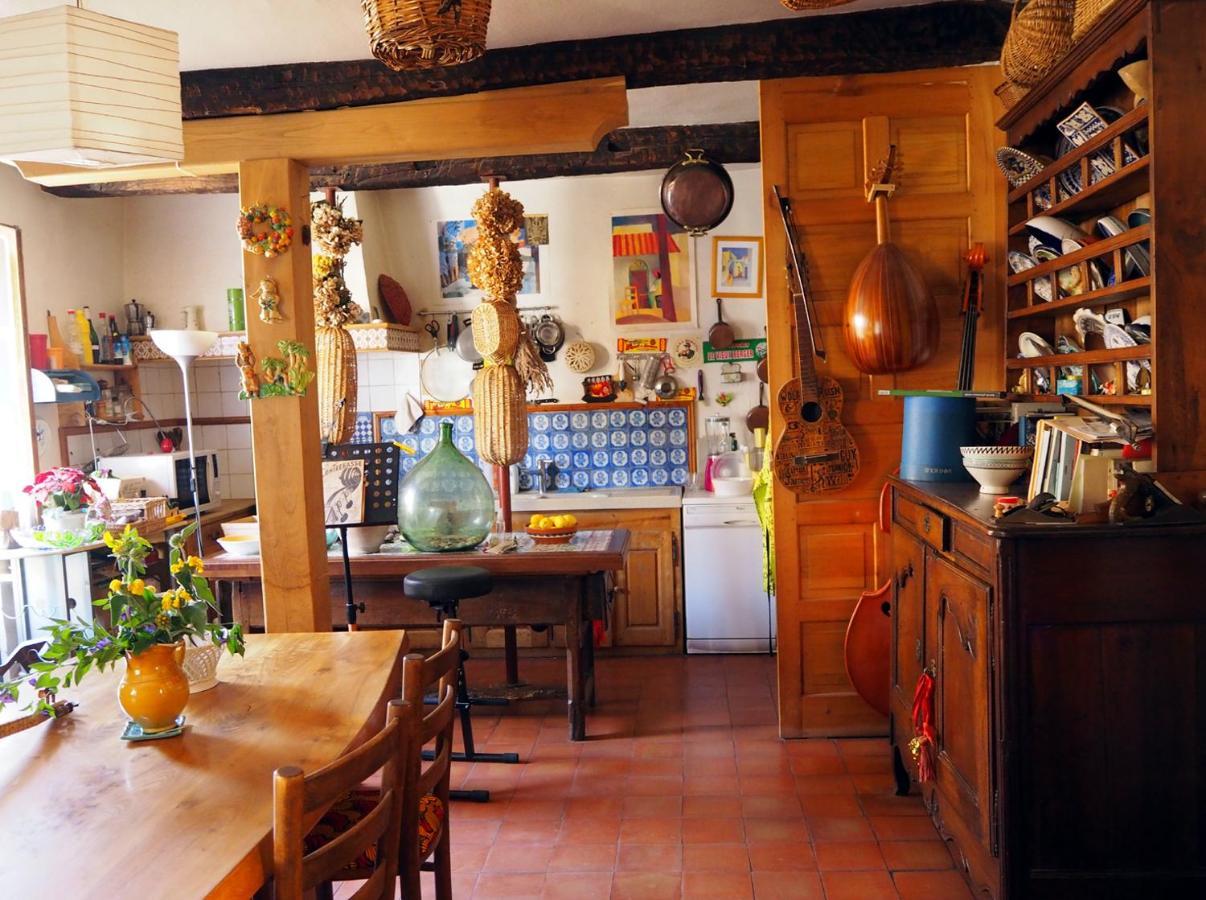 Chambre D'Hotes Le Rougeyras Roquebrun Bagian luar foto